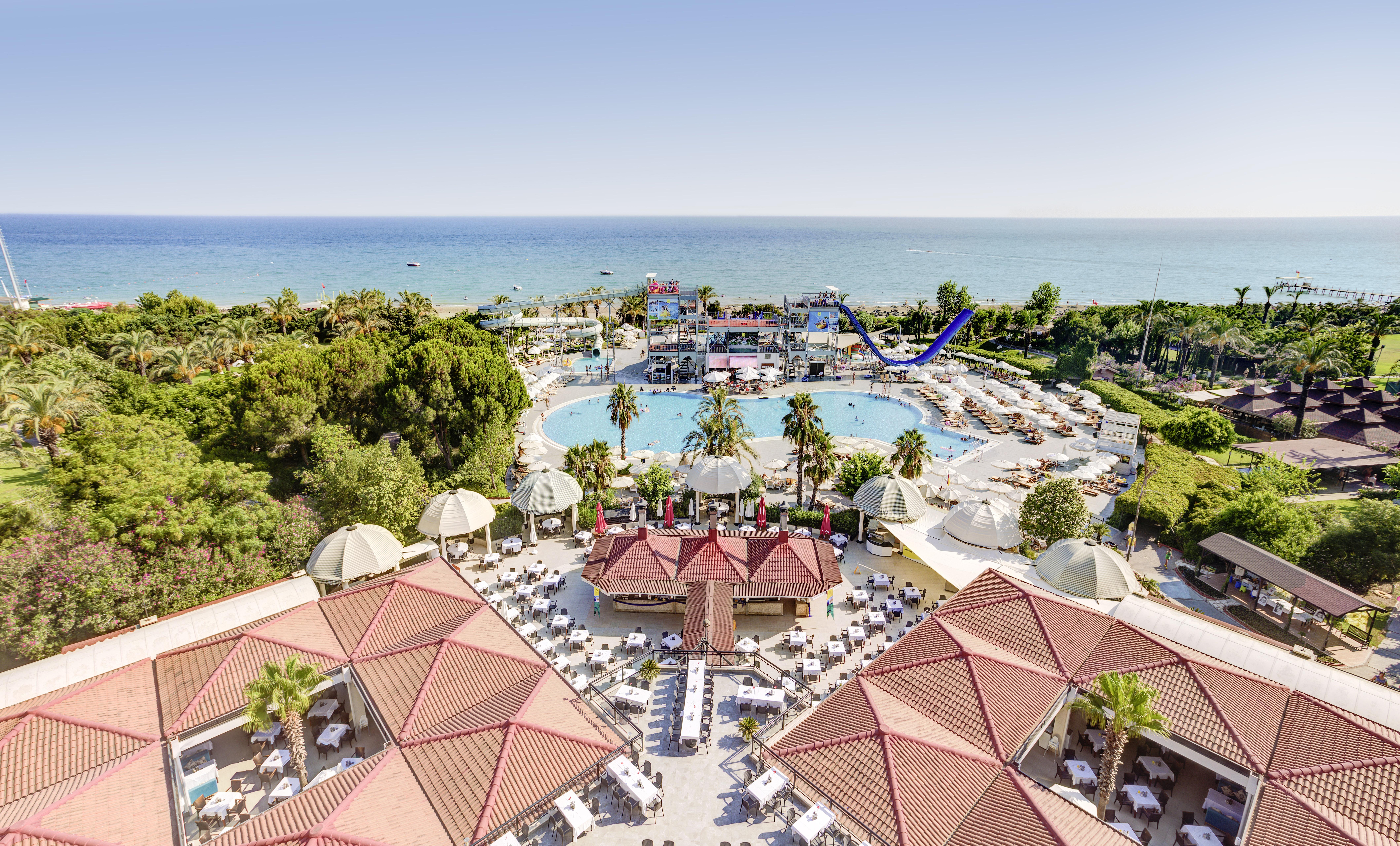 Asteria Family Resort Belek Antalya Exterior foto Aerial view of the resort