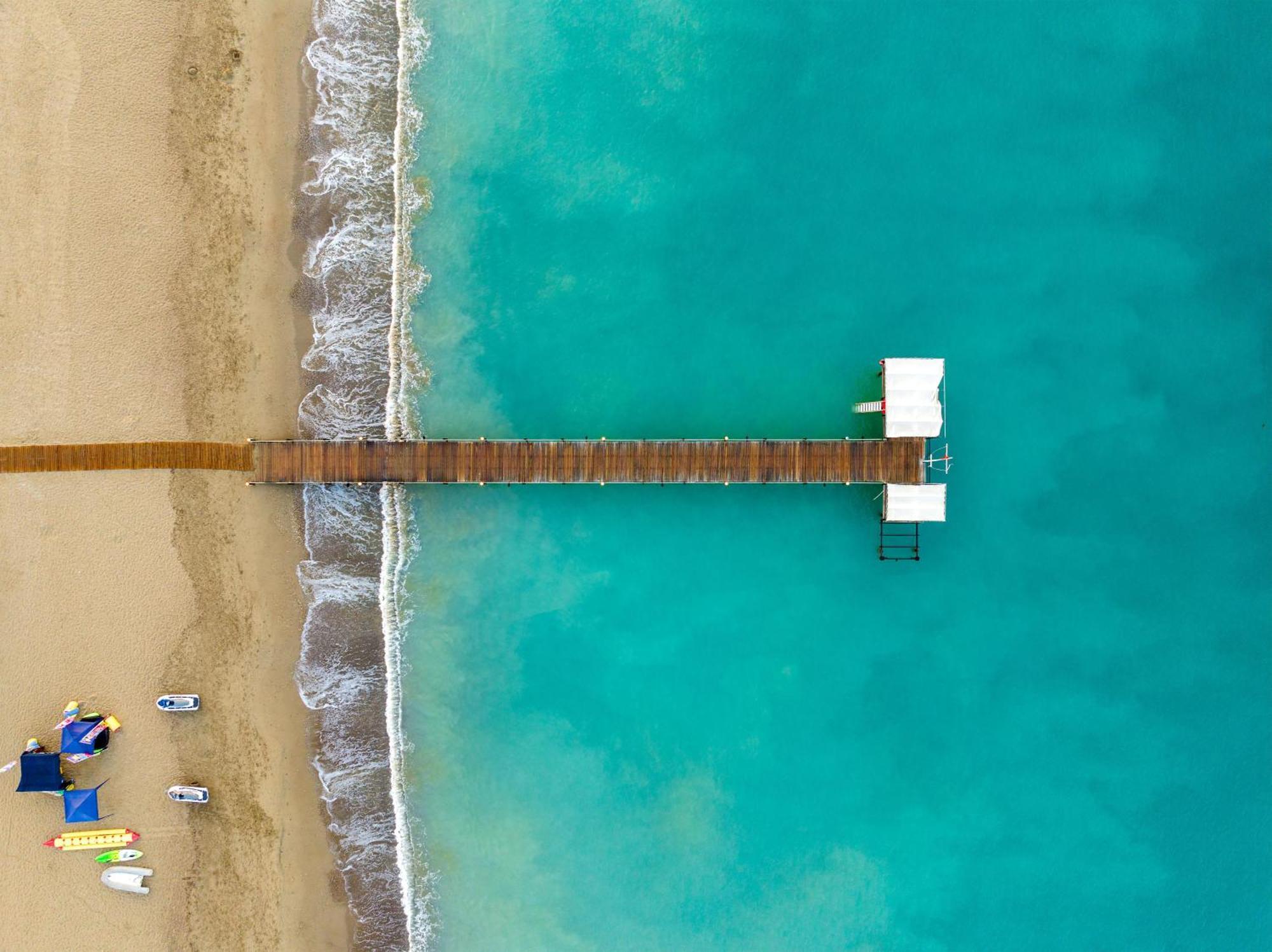 Asteria Family Resort Belek Antalya Exterior foto Aerial view of the beach