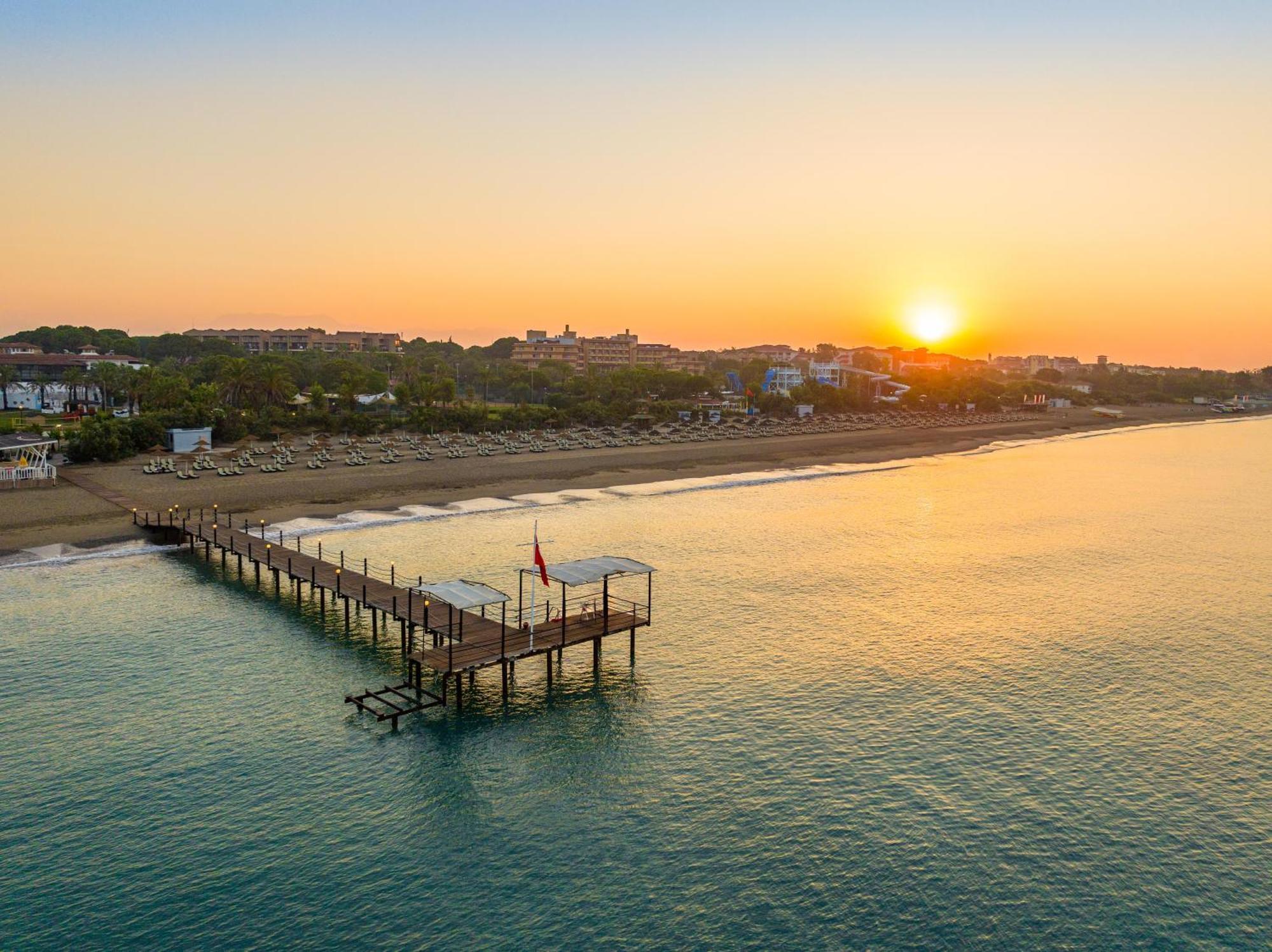 Asteria Family Resort Belek Antalya Exterior foto Sunset at Ladies Beach