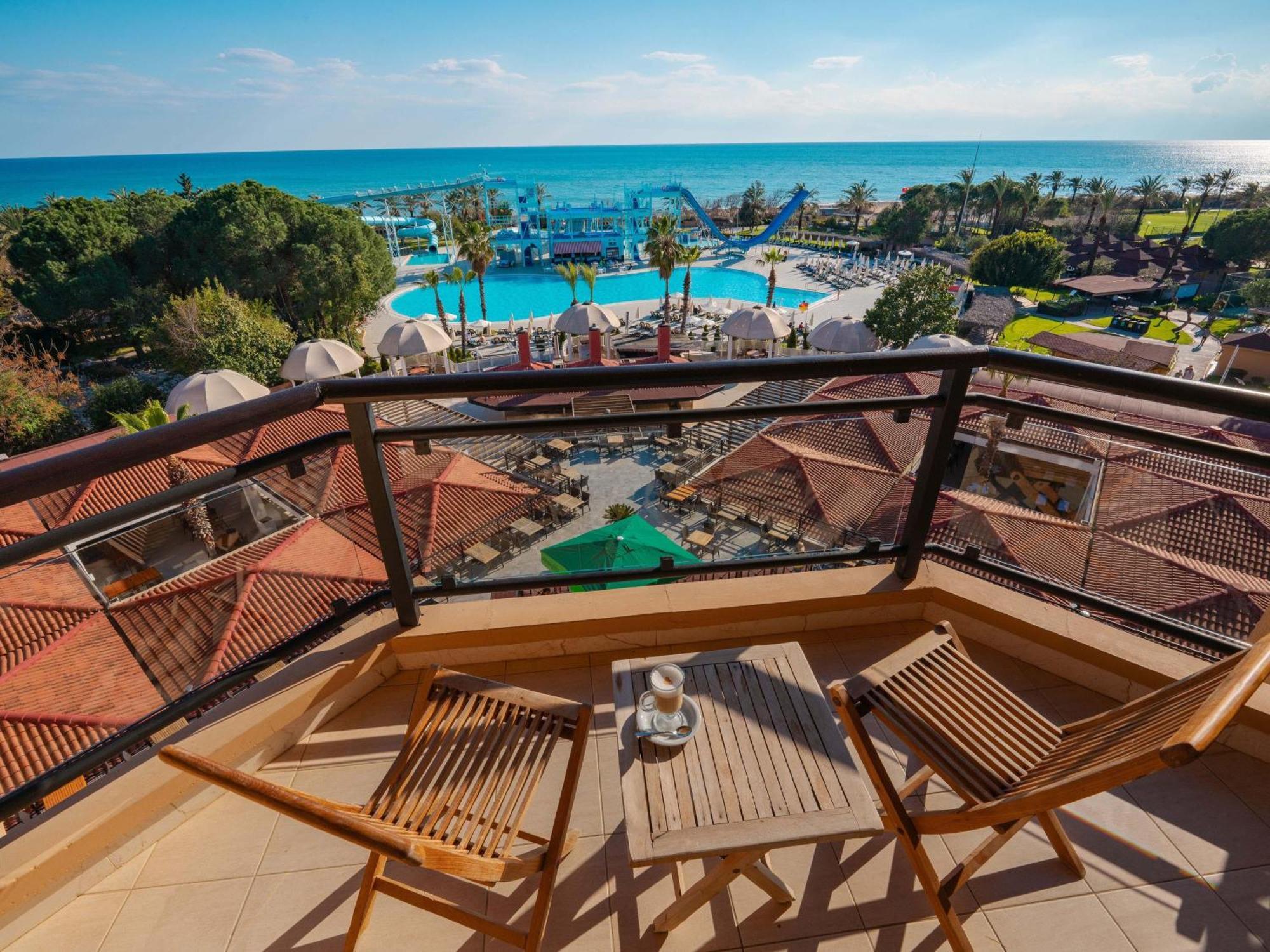 Asteria Family Resort Belek Antalya Exterior foto View from the balcony of a hotel room